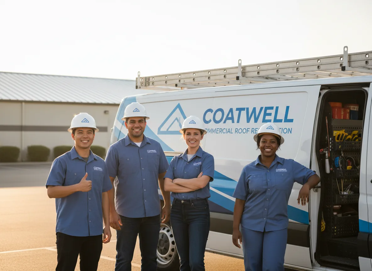 Commercial roof coating company in Sweetwater, OK